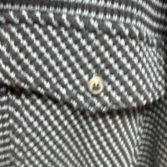 Aerie Navy and White Checkered Shacket - Picture 4 of 9